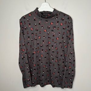 ✨ 3 for $35 ✨ Classic Editions Frenchie Christmas Long Sleeve Mockneck